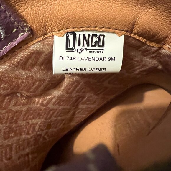 DINGO Primrose Bootie in Lavender Sz 9 NEVER WORN - Picture 7 of 16